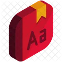 Alfabetico Marcador Isometrica Icono