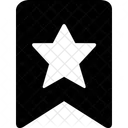 Etiqueta De Marcador Guardar Favorito Icono