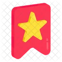 Marcador Tira Favorita Cinta Icono