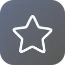 Estrella Marcador Favorito Icono