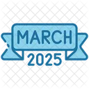 March Calendar Time Icon