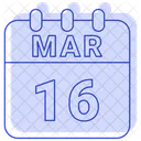 March 16  Icon
