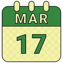 March Date Calendar Icon