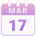 March Date Calendar Icon