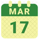 March Date Calendar Icon