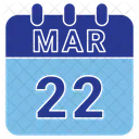 March Date Calendar Icon