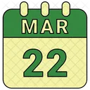 March Date Calendar Icon