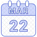 March Date Calendar Icon