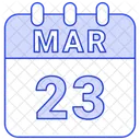 March Date Calendar Icon