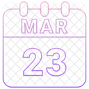 March Date Calendar Icon