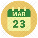 March Date Calendar Icon