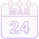 March Date Calendar Icon