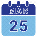 March Date Calendar Icon