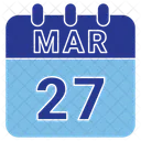 March Date Calendar Icon