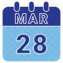 March Date Calendar Icon