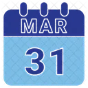 March Date Calendar Icon