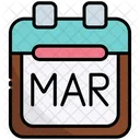 March Time Minute Icon