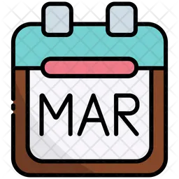 March Calendar  Icon