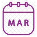 March calendar  Icon