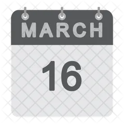 March Calendar  Icon