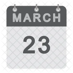 March Calendar  Icon