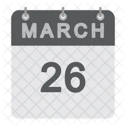 March Calendar  Icon