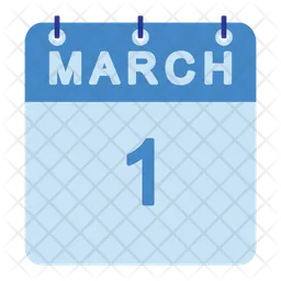 March Calendar  Icon