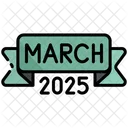 March Calendar Time Icon