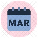 March Summer Month Icon