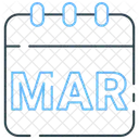 March Summer Month Icon