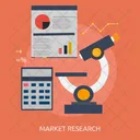 Marche Analytics Diagramme Icône