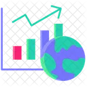 Graphique Statistiques Global Icône