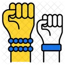 Marching Women Marching Skateboarding Hobby Icon