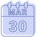 Marco Data Calendario Icon