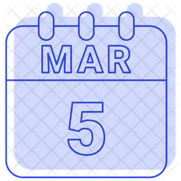 5 de março  Ícone