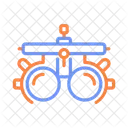 Grafico Optometrico Prueba De La Vista Examen De La Vista Del Optometrista Icono