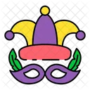 Mardi Gras Mask Hat Icon