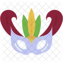Mardi Gras Masque Pour Les Yeux Carnaval Icône