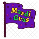 Mardi Gras Colorful Carnival Symbol