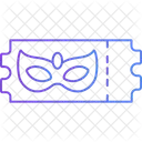 Mardi Gras Ticket Mardi Gras Pass Ticket Icon