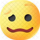 Mareado Sonriente Triste Icono