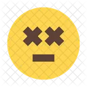 Mareado Meh Emoticon Emoticones Icono