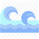 Marejada Ciclonica Oceano Olas Icono