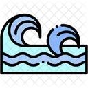 Marejada Ciclonica Oceano Olas Icono