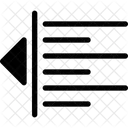 Abnahme Marge Symbol