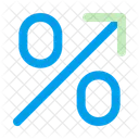 Margin Percentage Increase Icon