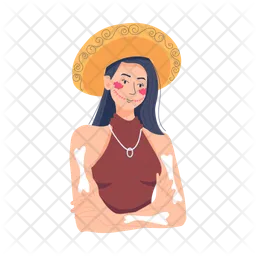 Mariachi Girl  Icon