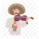 Hombre mariachi  Icono