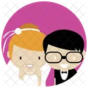 Mariage Couple Mariee Icon