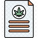 Rezept Cannabis Cannabidiol Icon